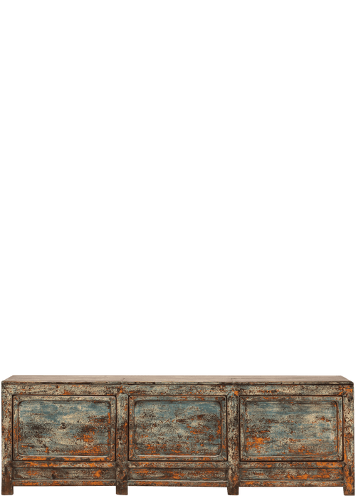 Oud Chinees dressoir 4411 in blauw van Koreman Exclusive Carpets.
