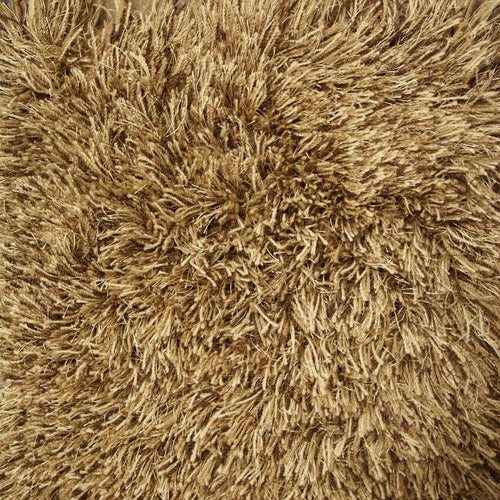 Manhattan - hoogpolig tapijt in bruin van Koreman Exclusive Carpets, gemaakt van katoen en viscose.