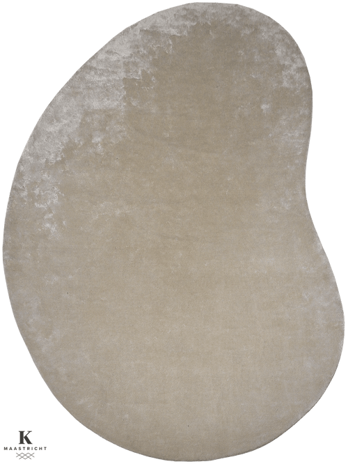 Handtufted Art-Plain design tapijt 4962 in wit-beige van Koreman Exclusive Carpets.