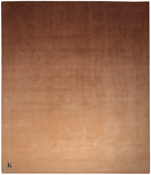 Cameleon handtufted design tapijt 4968 in oranje van Koreman Exclusive Carpets, gemaakt van wol.