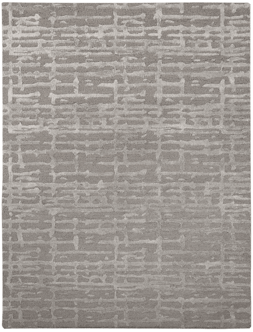 Noble design tapijt warm grey in grijs van Koreman Exclusive Carpets, gemaakt van wol.