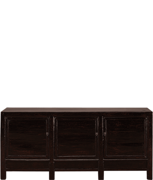 Oud Chinees dressoir 03743 in zwart van Koreman Exclusive Carpets.