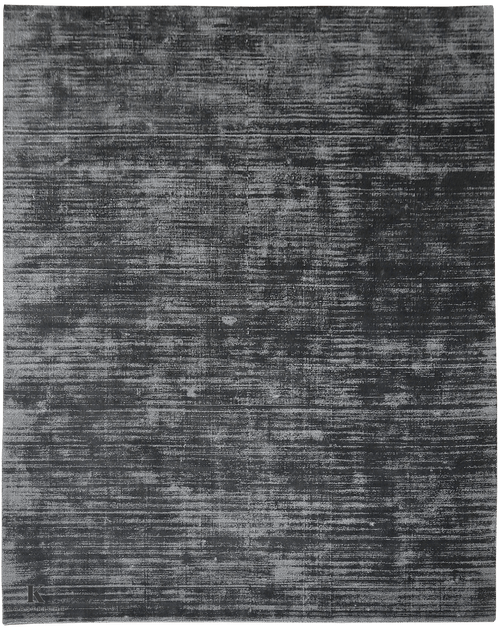 Tip Share design 4892 vloerkleed in grijs-zwart van Koreman Exclusive Carpets, gemaakt van wol.