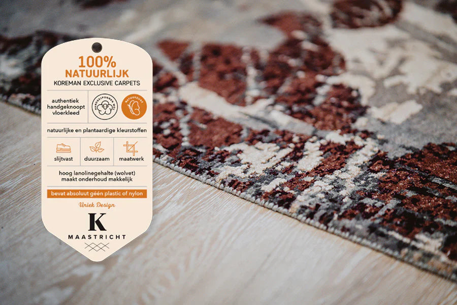 Een 100% natuurlijk vloerkleed vindt u natuurlijk bij Koreman in Maastricht