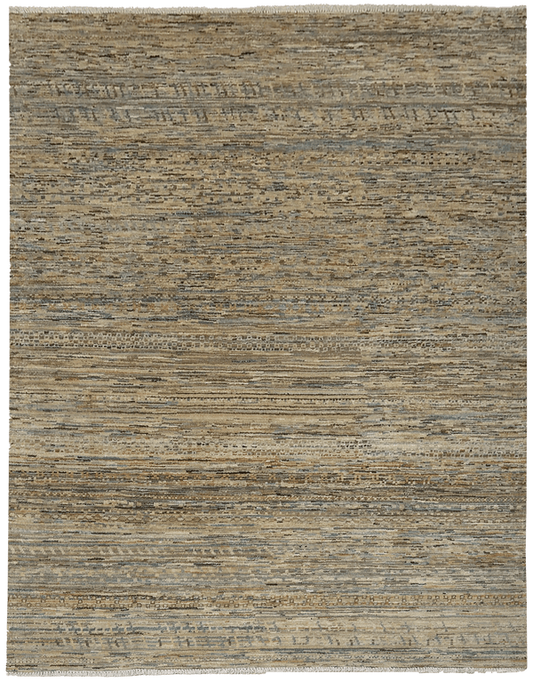 Gabbeh Zagros tapijt 4550 in bruin-beige van Koreman Exclusive Carpets, handgeknoopt uit wol.