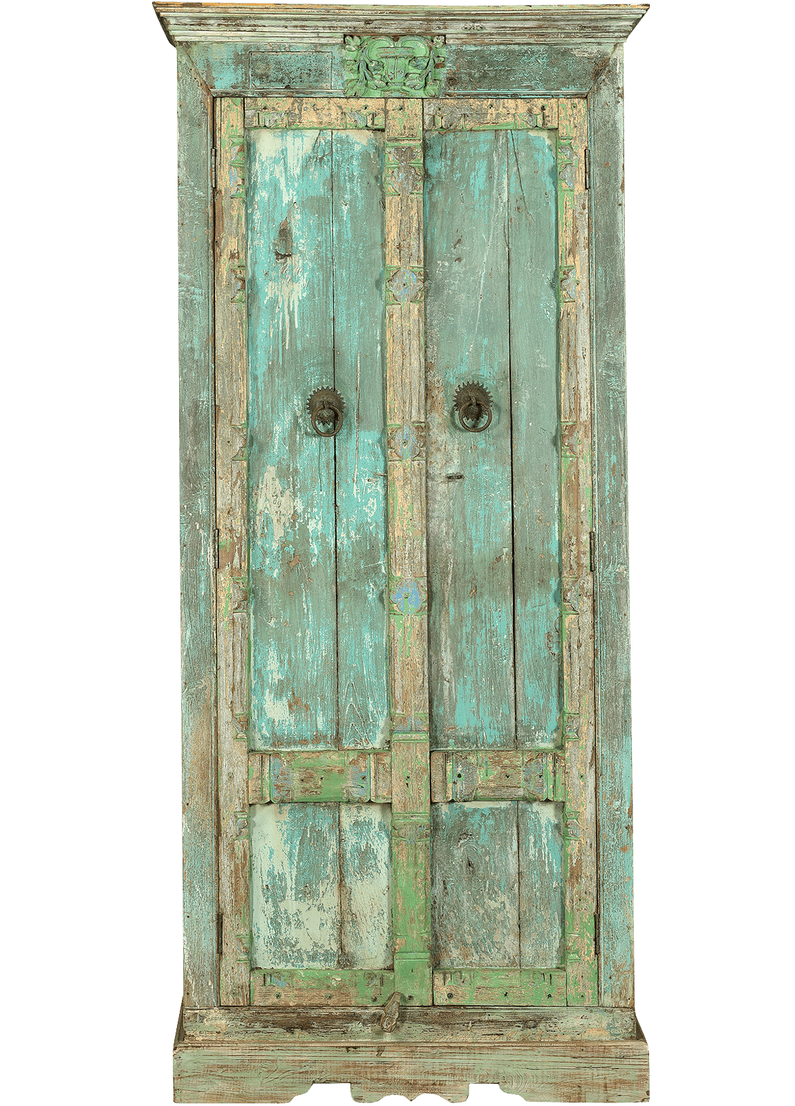 Oude Almirah kast uit India 4509
