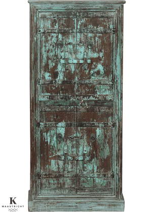 Oude Almirah kast uit India 4653A
