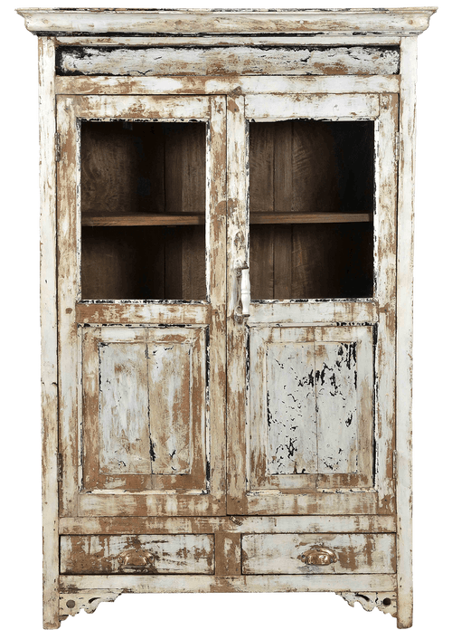 Oude Almirah kast uit India 4290