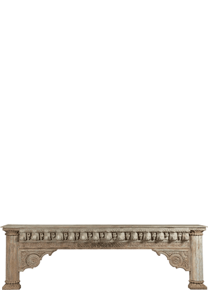Oude sidetable uit India 4270