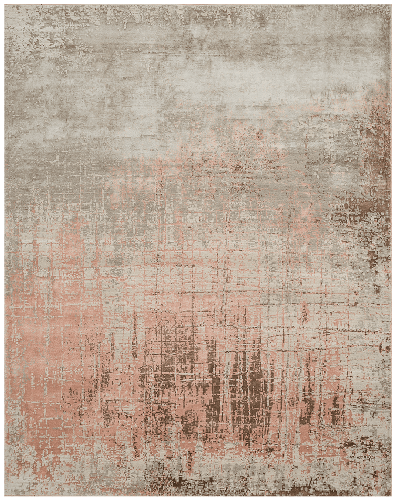 Riviera Antique White tapijt in beige van Koreman Exclusive Carpets, handgeknoopt uit wol.