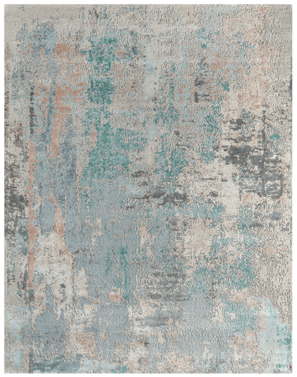 Riviera Caribbean Sky tapijt van Koreman Exclusive Carpets, handgeknoopt uit wol.
