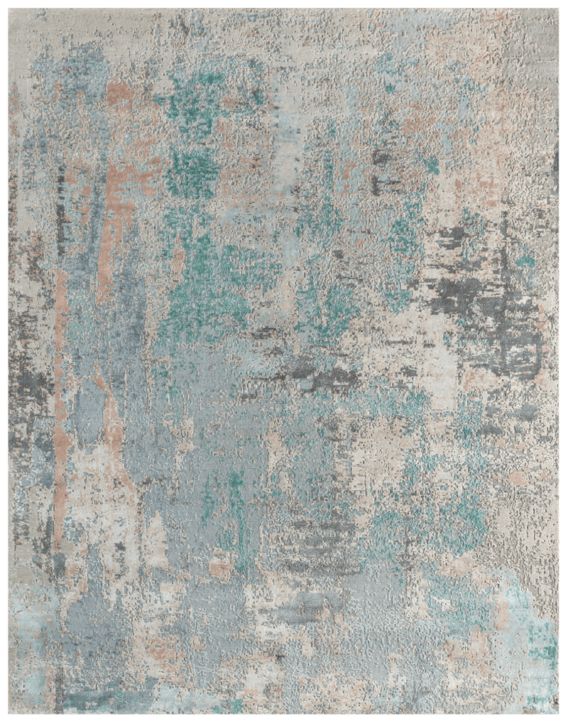Riviera Caribbean Sky tapijt van Koreman Exclusive Carpets, handgeknoopt uit wol.