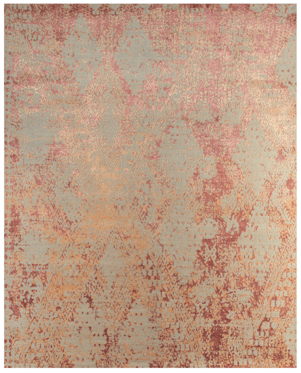 Riviera Linen tapijt in beige van Koreman Exclusive Carpets, handgeknoopt uit wol.