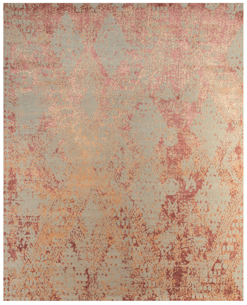Riviera Linen tapijt in beige van Koreman Exclusive Carpets, handgeknoopt uit wol.