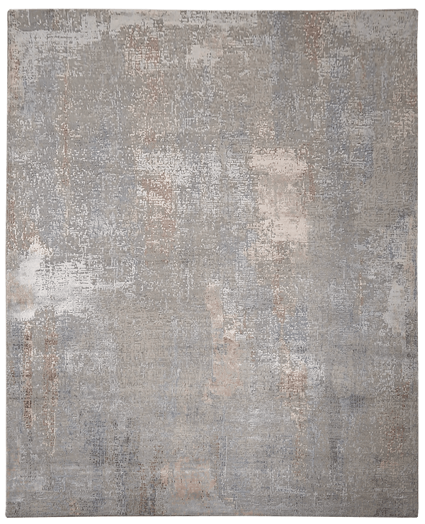 Riviera Soft Grey tapijt 4591 in beige van Koreman Exclusive Carpets, handgeknoopt uit wol.
