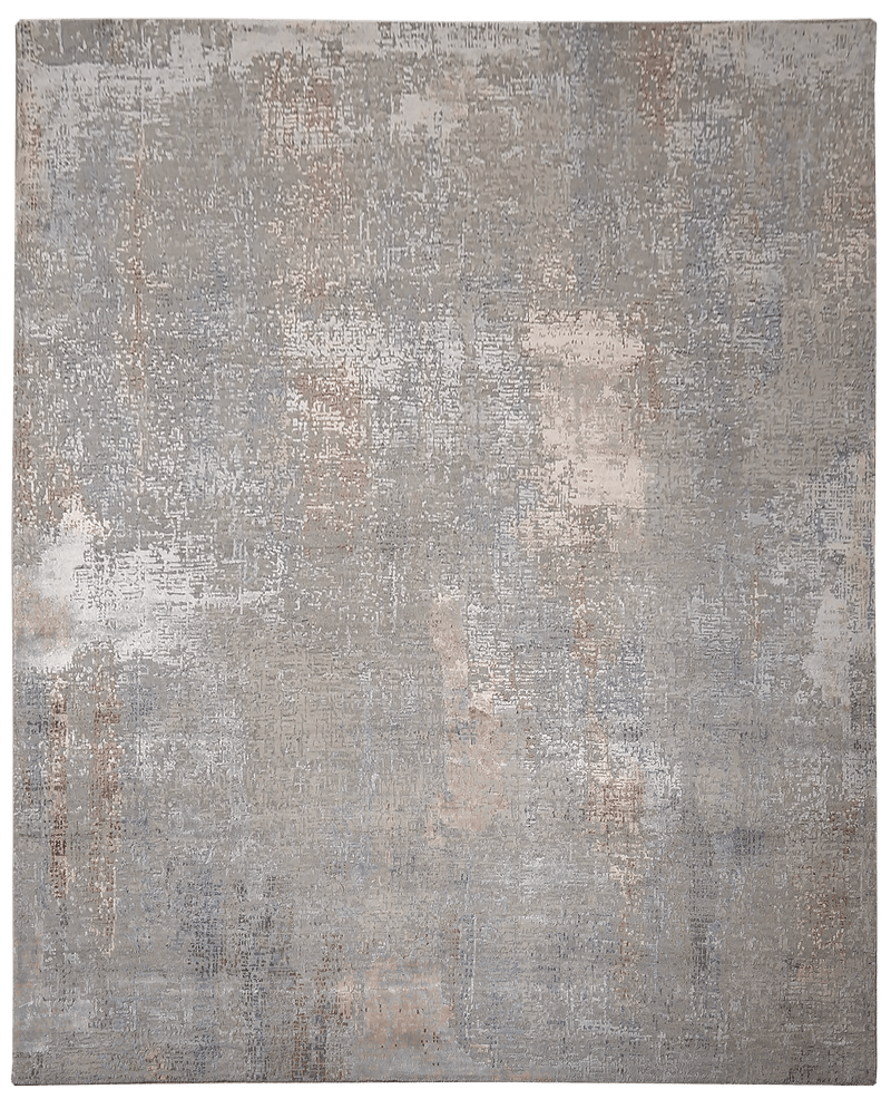Riviera Soft Grey tapijt 4901 in beige van Koreman Exclusive Carpets, handgeknoopt uit wol.