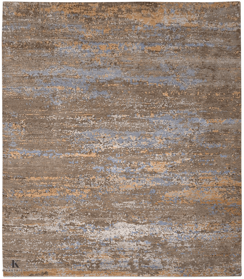 Riviera Art design 4763 vloerkleed in bruin van Koreman Exclusive Carpets, handgeknoopt uit wol.