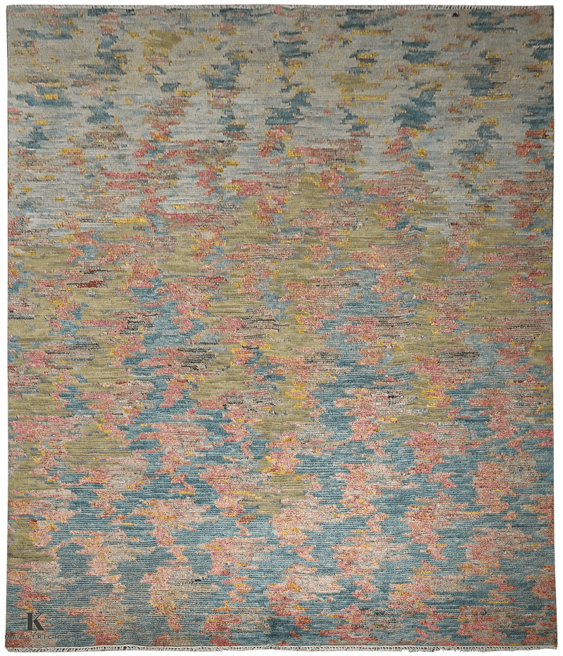Sari Silk design 3981 vloerkleed van Koreman Exclusive Carpets, handgeknoopt uit wol en zijde.