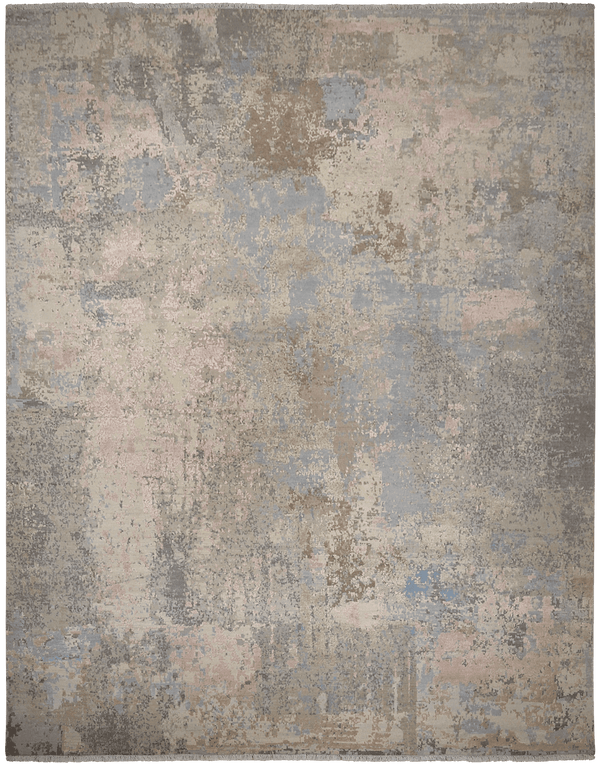 Avant Garde Shades of Pastel vloerkleed in grijs-beige van Koreman Exclusive Carpets, gemaakt van wol en zijde.