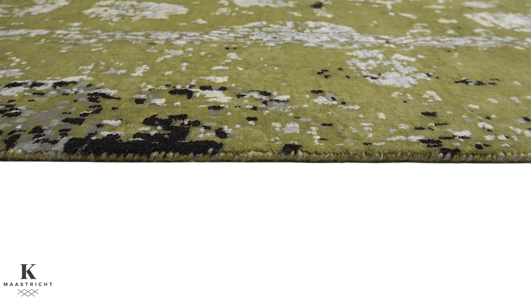 Avant Garde Kashan design 5260 vloerkleed in blauw-grijs-groen van Koreman Exclusive Carpets, handgeknoopt uit wol.