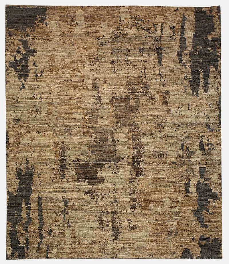 Avant-Garde Mystic Desert vloerkleed in bruin-beige van Koreman Exclusive Carpets, handgeknoopt uit wol.
