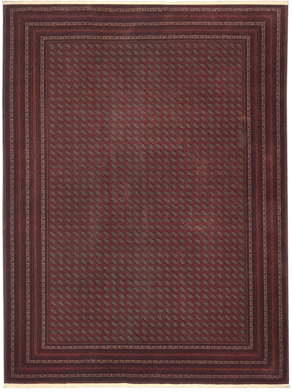 Beloutch Fine tapijt in rood van Koreman Exclusive Carpets, handgeknoopt uit wol.
