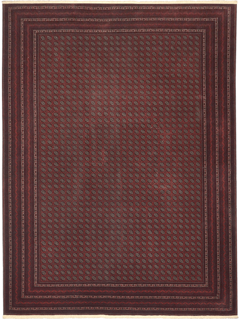 Beloutch Fine tapijt in rood van Koreman Exclusive Carpets, handgeknoopt uit wol.