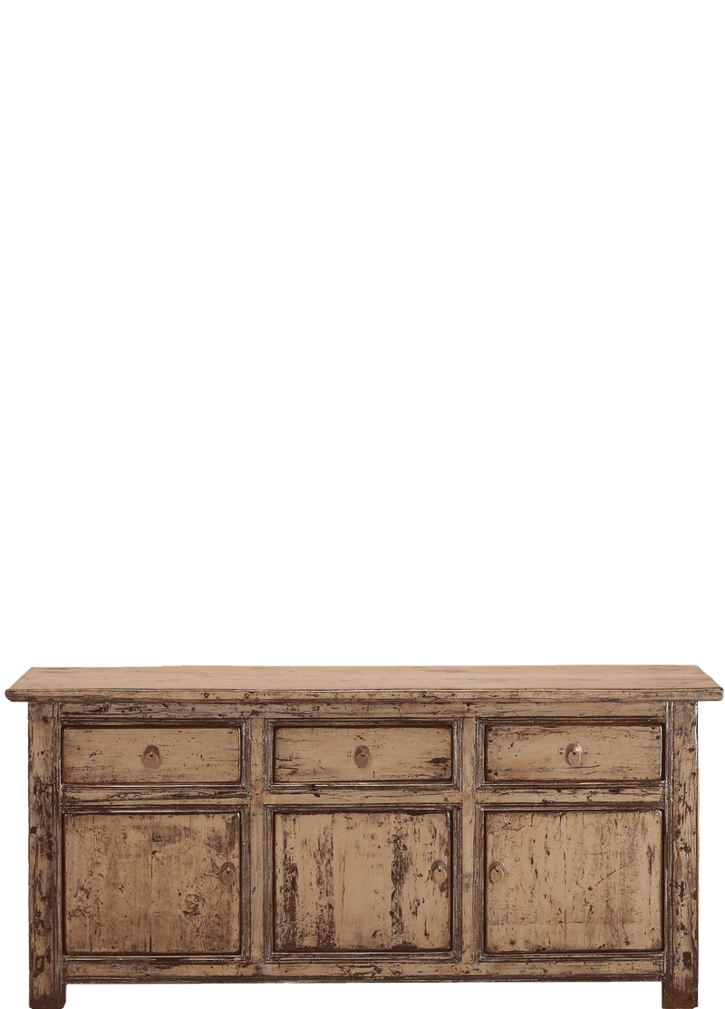 Oud Chinees dressoir 4386 in bruin-beige van Koreman Exclusive Carpets.