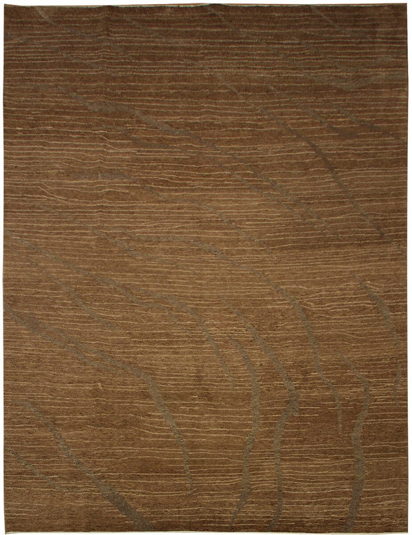 Chobilori uit Iran 01230 vloerkleed in bruin van Koreman Exclusive Carpets, handgeknoopt uit wol en zijde.