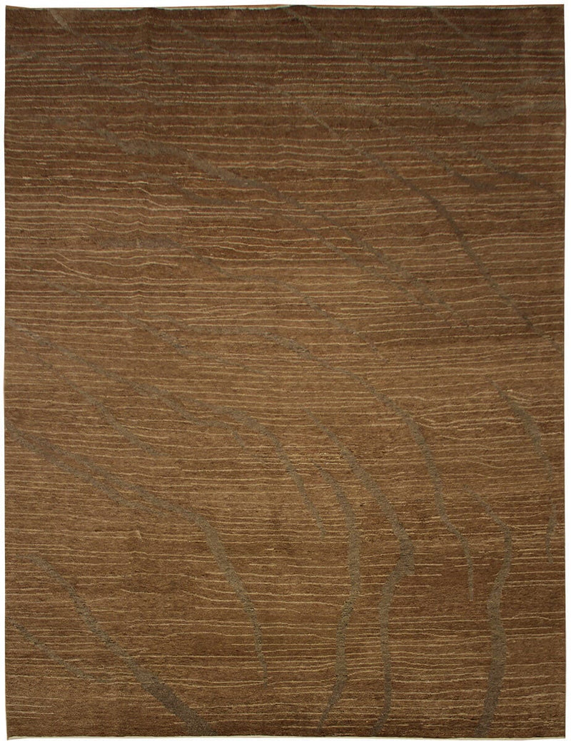 Chobilori uit Iran 01230 vloerkleed in bruin van Koreman Exclusive Carpets, handgeknoopt uit wol en zijde.