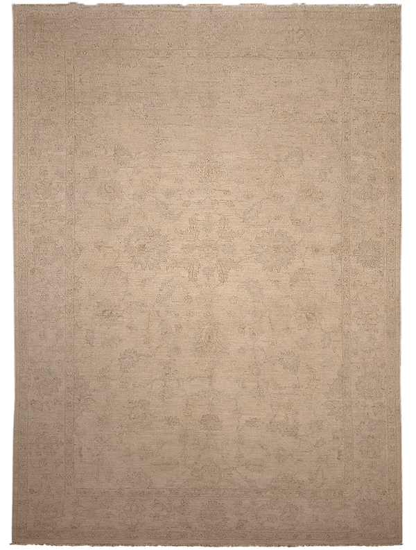 Farahan Chobi Soft Look vloerkleed in beige van Koreman Exclusive Carpets, handgeknoopt uit wol.