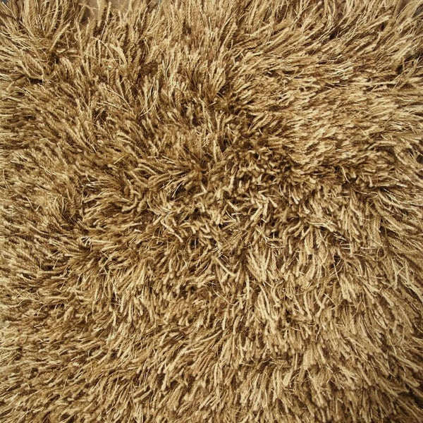 Manhattan - hoogpolig tapijt in bruin van Koreman Exclusive Carpets, gemaakt van katoen en viscose.