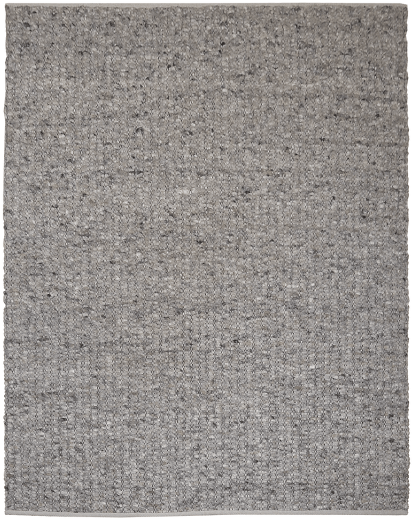 Fire modern tapijt 3960 in grijs van Koreman Exclusive Carpets, gemaakt van wol en jute.