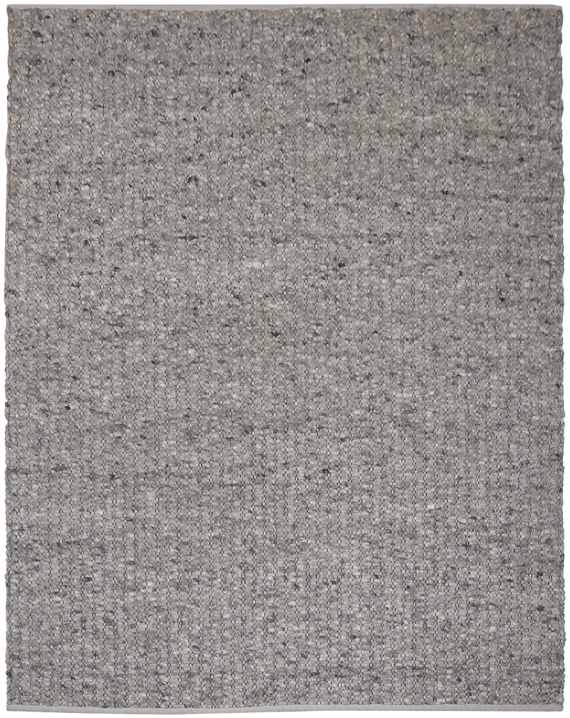 Fire modern tapijt 3960 in grijs van Koreman Exclusive Carpets, gemaakt van wol en jute.