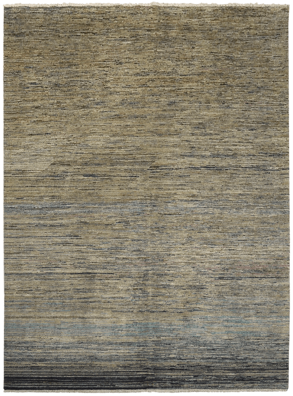 Gabbeh Zagros 03833 vloerkleed in blauw-beige van Koreman Exclusive Carpets, handgeknoopt uit wol.