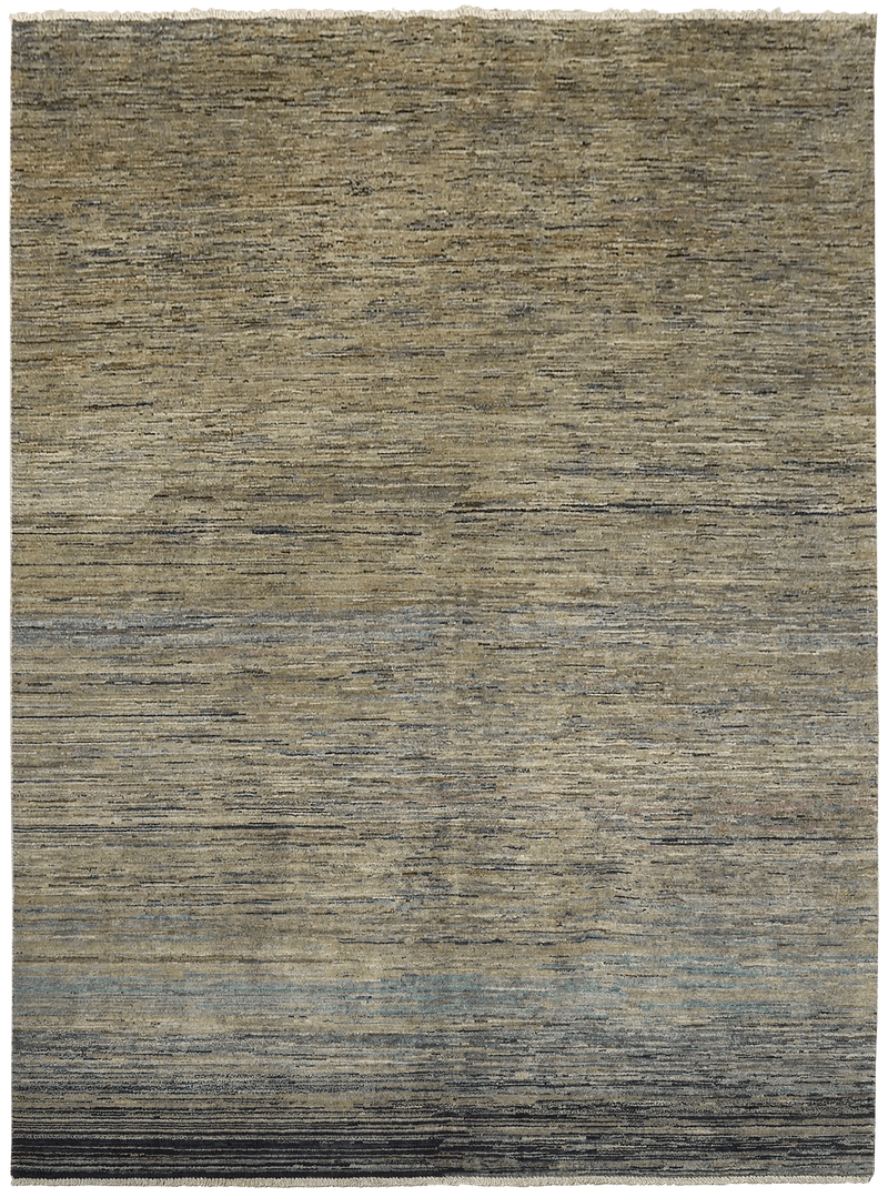 Gabbeh Zagros 03833 vloerkleed in blauw-beige van Koreman Exclusive Carpets, handgeknoopt uit wol.