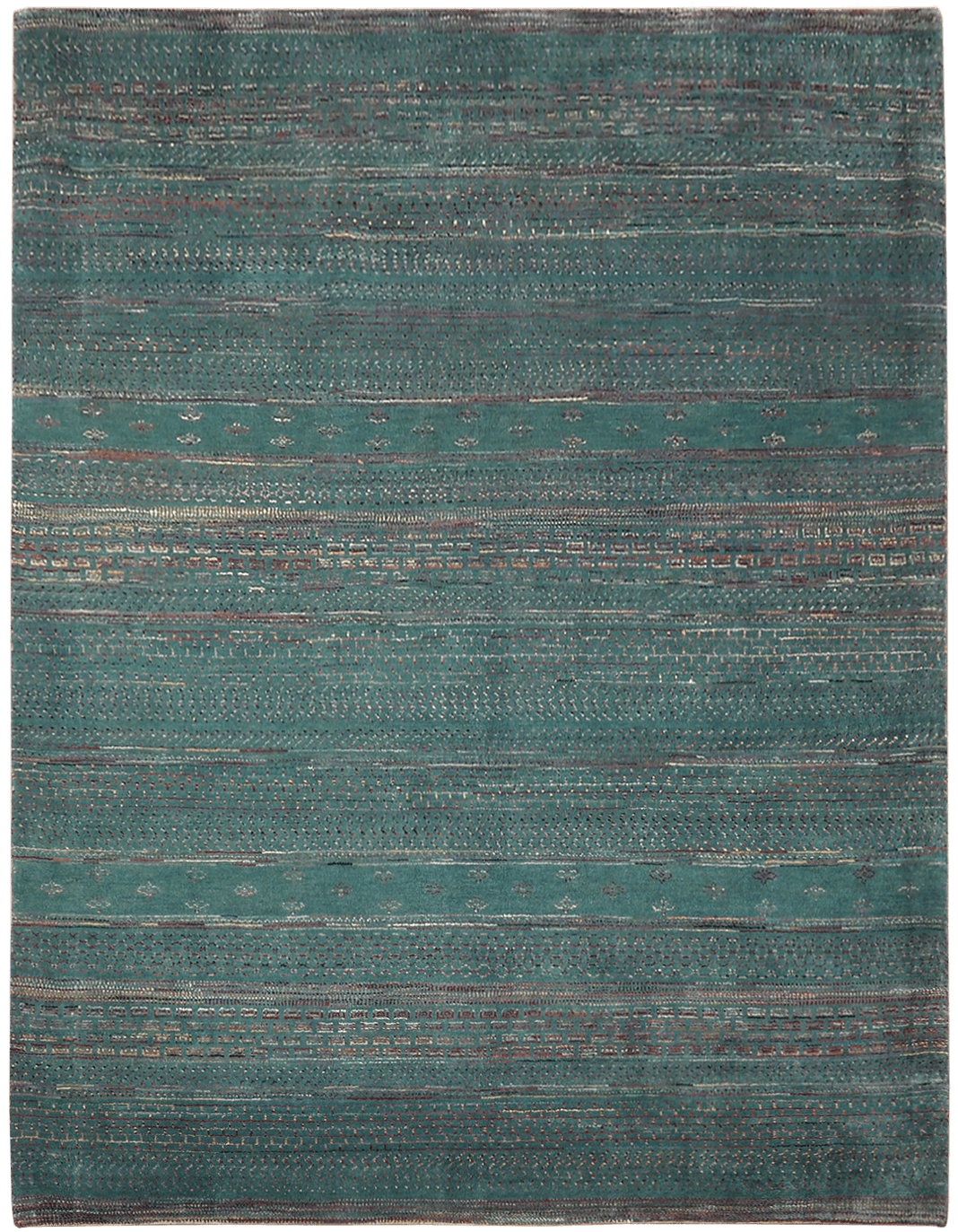 Gabbeh Zagros Pine Green
