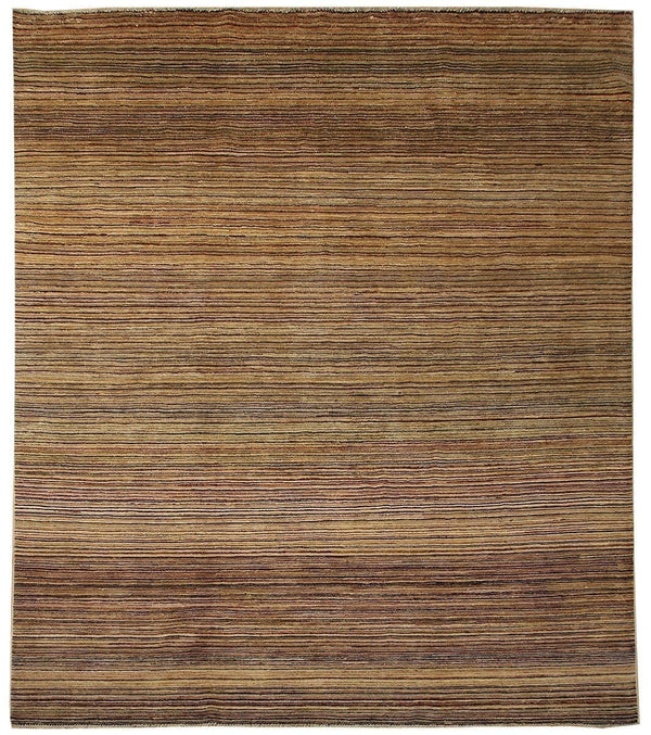 Gabbeh Zagros 01804 vloerkleed in bruin van Koreman Exclusive Carpets, handgeknoopt uit wol.