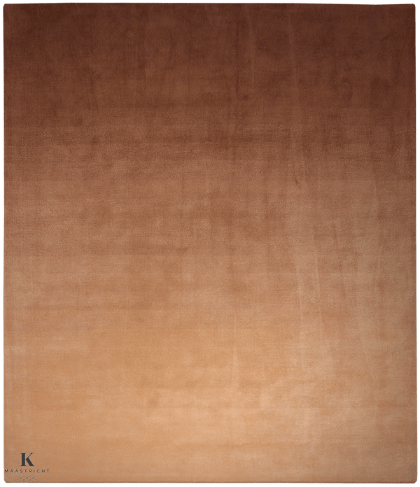 Cameleon handtufted design tapijt 4968 in oranje van Koreman Exclusive Carpets, gemaakt van wol.