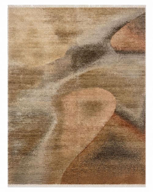 Terra Umber vloerkleed in umber van Koreman Exclusive Carpets.