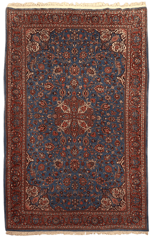 Isfahan Ancient Deep Red & Blue