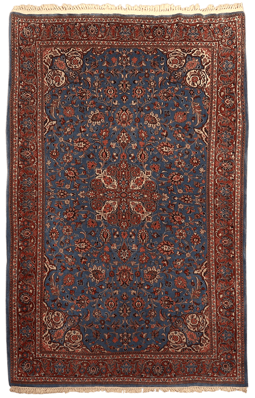 Isfahan Ancient Deep Red & Blue