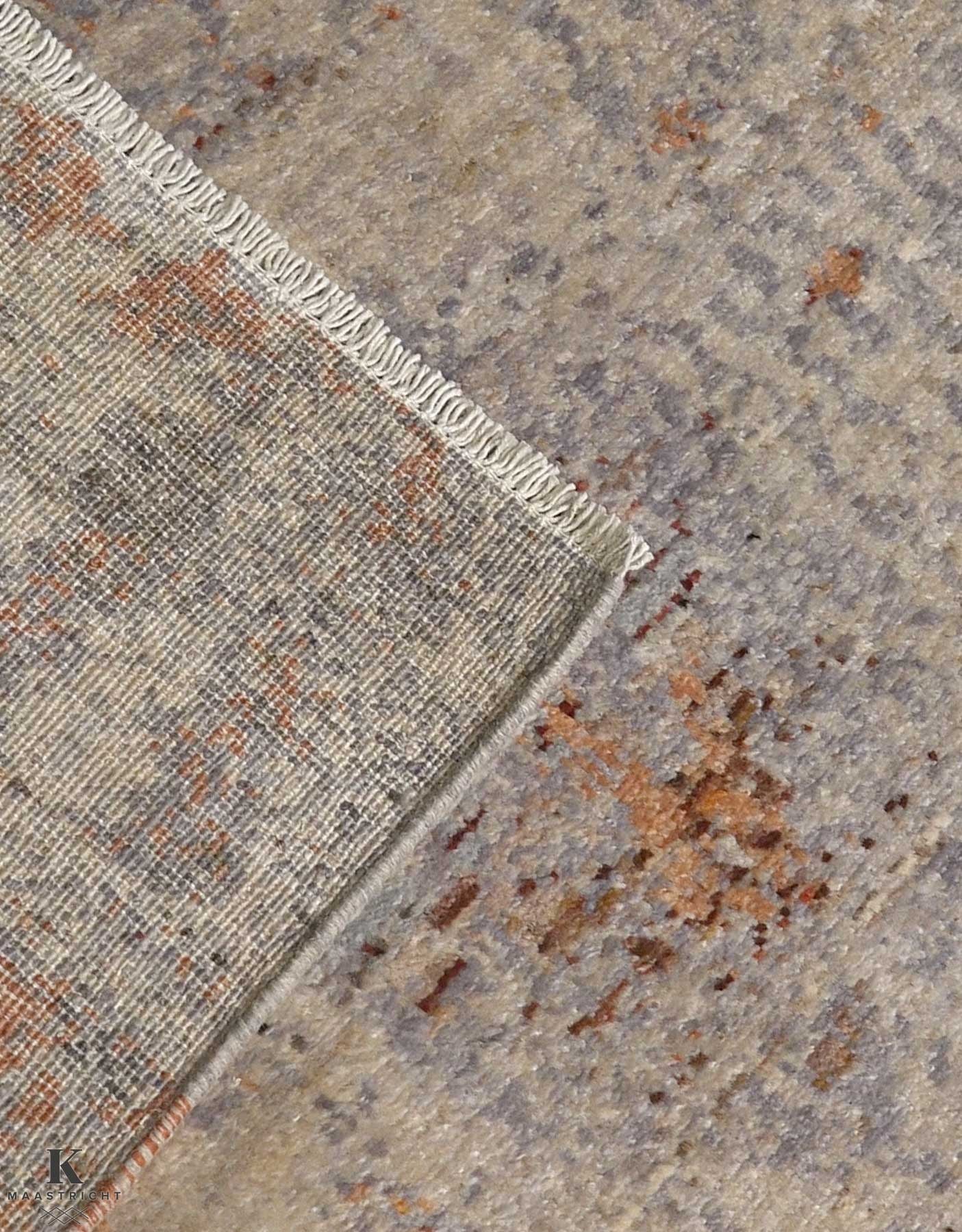 Kashkuli Art vloerkleed in beige van Koreman Exclusive Carpets, handgeknoopt uit wol.