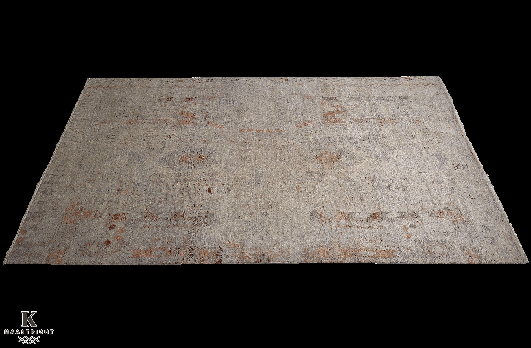 Kashkuli Art vloerkleed in beige van Koreman Exclusive Carpets, handgeknoopt uit wol.
