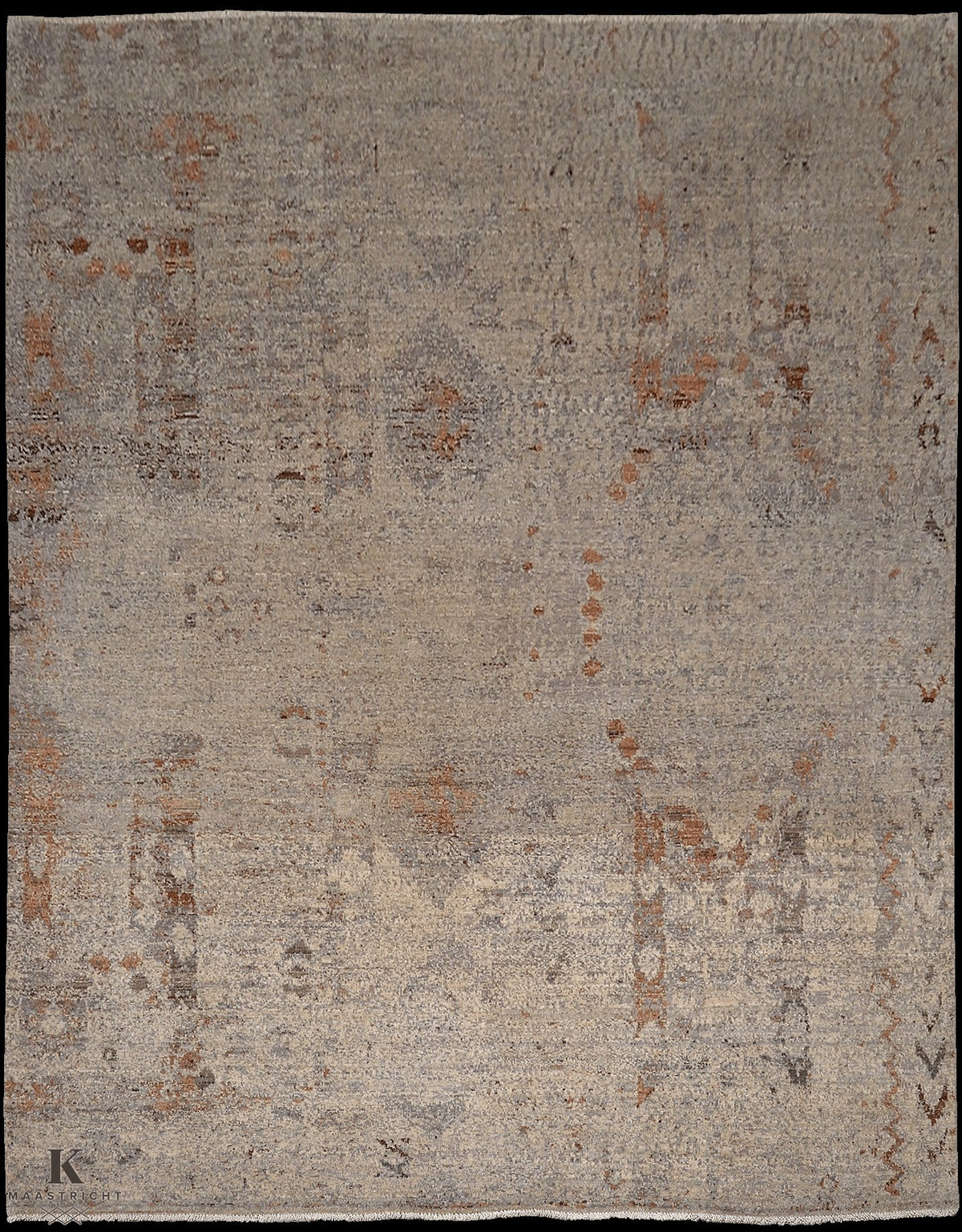 Kashkuli Art vloerkleed in beige van Koreman Exclusive Carpets, handgeknoopt uit wol.