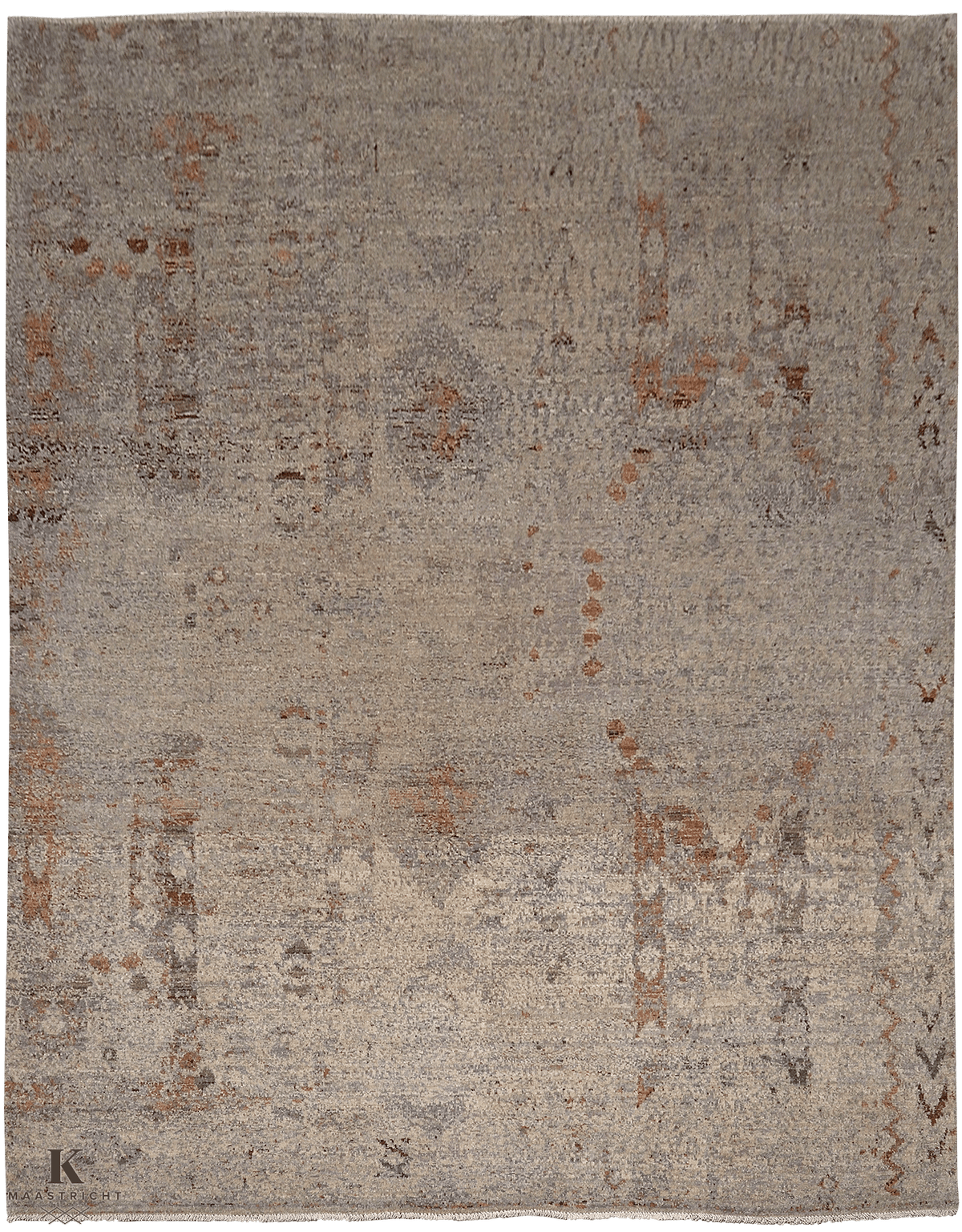 Kashkuli Art vloerkleed in beige van Koreman Exclusive Carpets, handgeknoopt uit wol.
