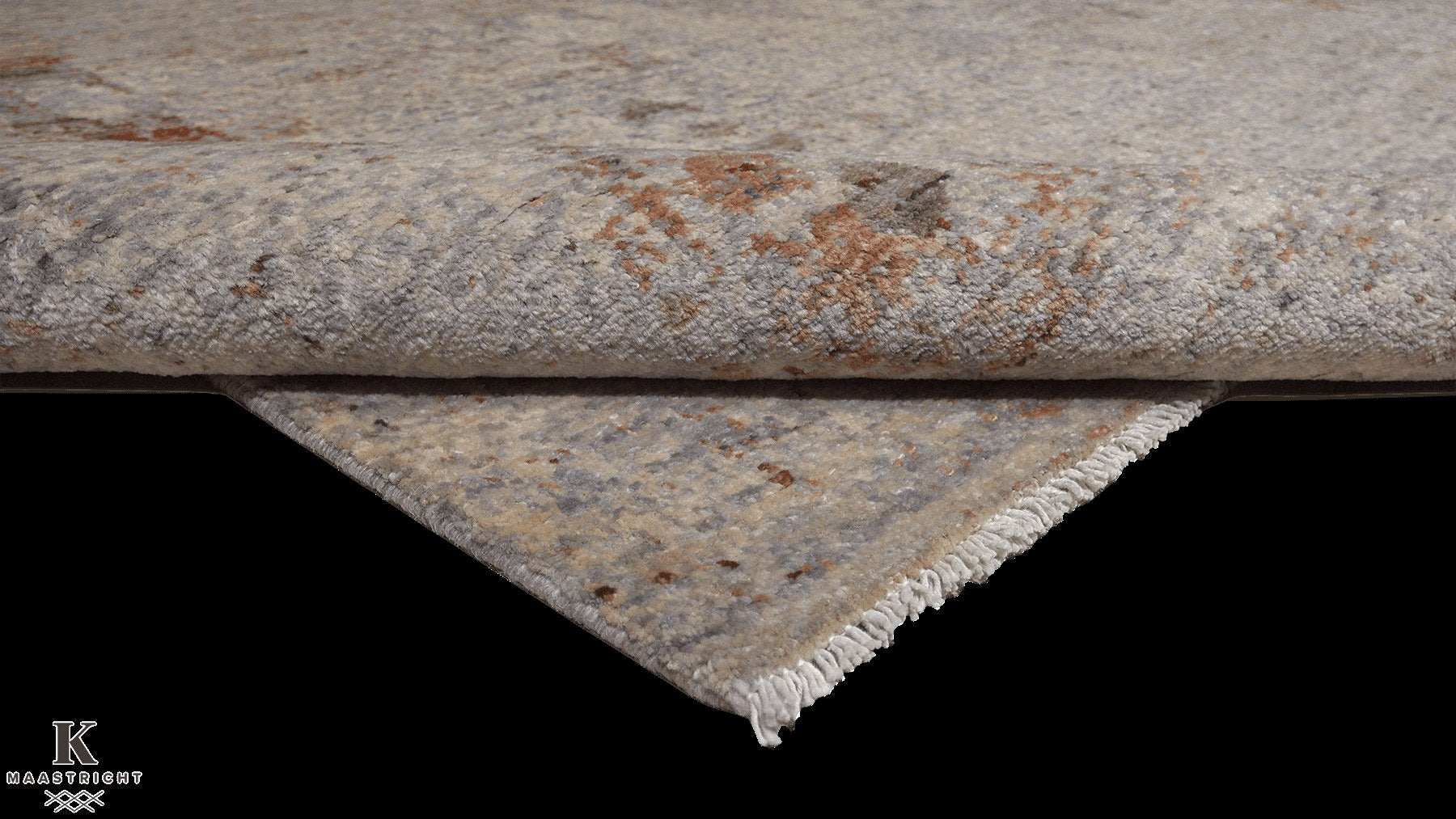 Kashkuli Art vloerkleed in beige van Koreman Exclusive Carpets, handgeknoopt uit wol.