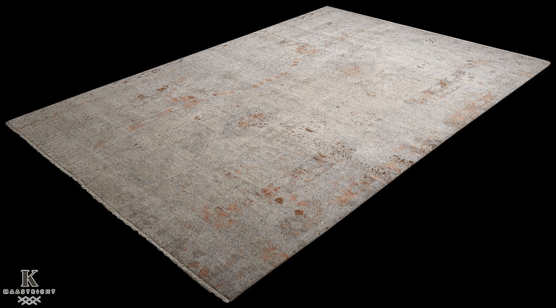 Kashkuli Art vloerkleed in beige van Koreman Exclusive Carpets, handgeknoopt uit wol.