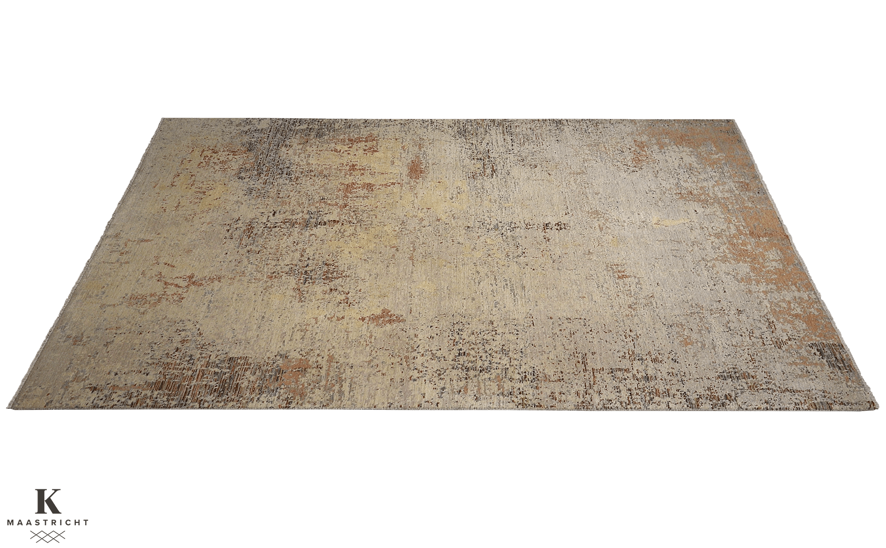 Kashkuli Art vloerkleed in beige van Koreman Exclusive Carpets, handgeknoopt uit wol.