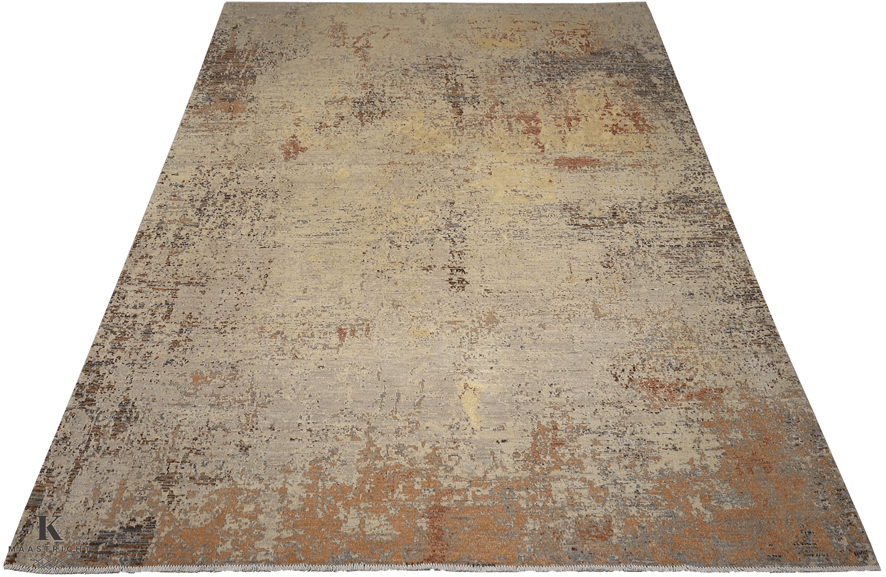 Kashkuli Art vloerkleed in beige van Koreman Exclusive Carpets, handgeknoopt uit wol.